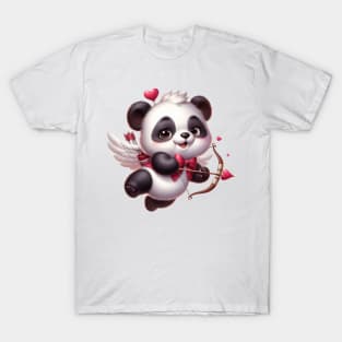 Valentine Love Panda Bear T-Shirt